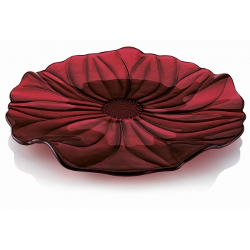 Półmisek Magnolia 37 cm perłowa czerwień - IVV 5333.1