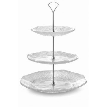 Etażerka Diamante 3-piętrowa 35 cm - IVV 7190.1
