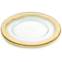 Talerz dekoracyjny złoty Orizzonte 34 cm - IVV