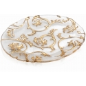 Patera dekoracyjna owalna Bisanzio 39 × 33 cm - IVV
