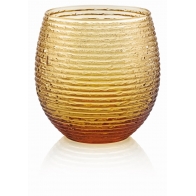 Szklanki Multicolor zestaw 24 sztuk 250 ml bursztynowe - IVV 5646.3