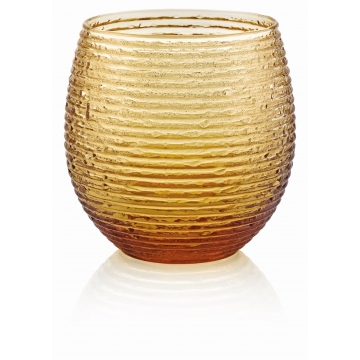 Szklanki Multicolor zestaw 24 sztuk 250 ml bursztynowe - IVV 5646.3