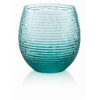 Szklanki Multicolor zestaw 24 sztuk 250 ml turkusowe - IVV 5649.3