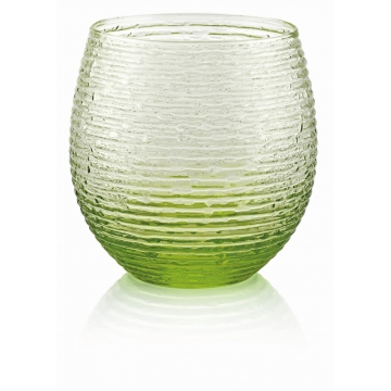 Szklanki Multicolor zestaw 24 sztuk 250 ml zielone - IVV 5650.3