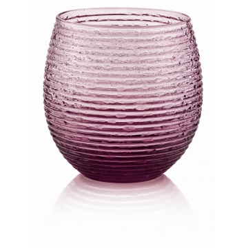 Szklanki Multicolor zestaw 24 sztuk 250 ml ametystowe - IVV 5651.3