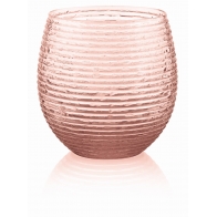 Szklanki Multicolor zestaw 24 sztuk 250 ml różowe - IVV 8086.3