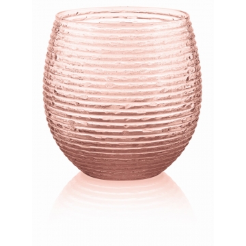 Szklanki Multicolor zestaw 24 sztuk 250 ml różowe - IVV 8086.3