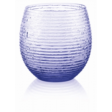 Szklanki Multicolor zestaw 24 sztuk 250 ml niebieskie - IVV 8453.4