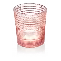 Szklanki Speedy zestaw 24 sztuk 280 ml różowe - IVV 6796.3