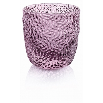 Szklanki Tricot zestaw 24 sztuki 300 ml ametystowe - IVV 7791.3