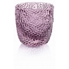 Szklanki Tricot zestaw 24 sztuki 300 ml ametystowe - IVV 7791.3