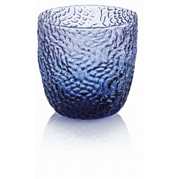 Szklanki Tricot zestaw 24 sztuki 300 ml niebieskie - IVV 7796.3