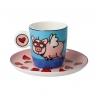 Filiżanka ze spodkiem When Pigs Fly 100 ml - Ed Heck Goebel 67200201