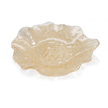 Talerz Folies 28 cm złoty - IVV 8288.3