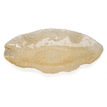 Patera owalna Folies 50 cm złota - IVV 8290.3