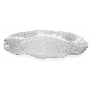 Patera owalna Folies 52 cm transparentna - IVV 8291.1