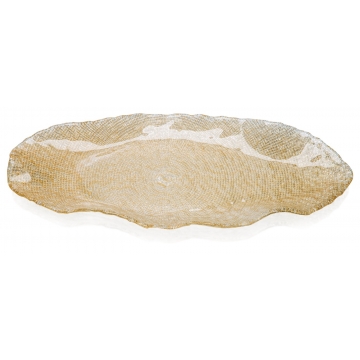 Patera owalna Folies 52 cm złota - IVV