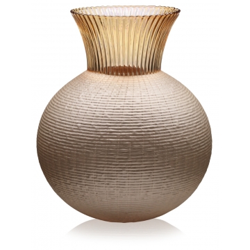 Wazon Ophelia 30 cm bursztynowy - IVV 8307.5