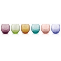Szklanki Multicolor zestaw 6 sztuk 250 ml wielokolorowe - IVV 8842.1
