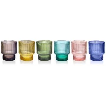 Szklanki Todomodo zestaw 6 sztuk 300 ml kolorowe - IVV 8847.1
