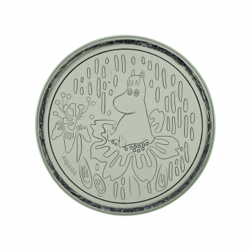 Talerz zielony 15,5 cm - Muminki