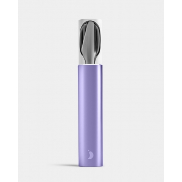 Sztućce Cutlery Set, matowy metalik lawenda - Chilly's Bottles CSET_MMLA