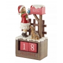 Figurka kalendarz z dziewczynką - Winter Collage Accessoires