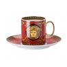Filiżanka do kawy 230 ml - Versace Medusa Red