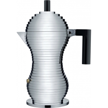 Zaparzacz do espresso Pulcina czarny uchwyt 300 ml - Michele De Lucchi Alessi