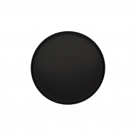 Taca okrągła do serwowania Pleats 23 cm czarna - Alessi