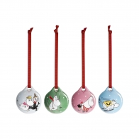 Bombki Muminki Winter 4 szt. - Muminki
