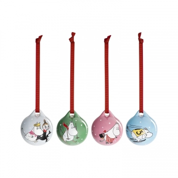 Bombki Muminki Winter 4 szt. - Muminki