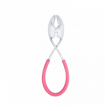 Szczypce do sałaty Molla Kiss różowe 24 cm - Casa Bugatti