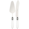Nóż i łopatka do ciasta Oxford białe - Casa Bugatti OXB1M-N3220/21