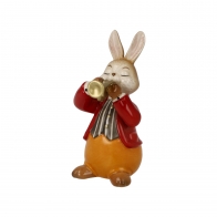 Figurka Królik Chętny Trębacz 8 cm - Goebel 66845771