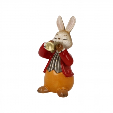Figurka Królik Chętny Trębacz 8 cm - Goebel 66845771