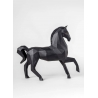 Figurka Lladró Horse Sculpture Matte Black 01009796 rzeźba konia