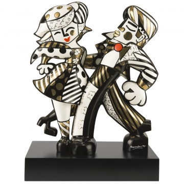 Figurka Złoty Swing 47 cm - Romero Britto Goebel 66453421