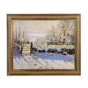 Obraz The Magpie 59,5 x 49,5 cm - Claude Monet