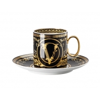 Filiżanka do kawy 230 ml - Versace Virtus Gala Black