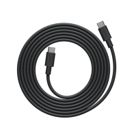 Kabel ładujący USB C do USB C, 2 m, czarny - Avolt