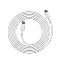 Kabel ładujący USB C do USB C, 2 m, biały - Avolt