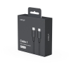 Kabel 1 USB C do ładowania Lightning (MFi), 2 m, czarny - Avolt