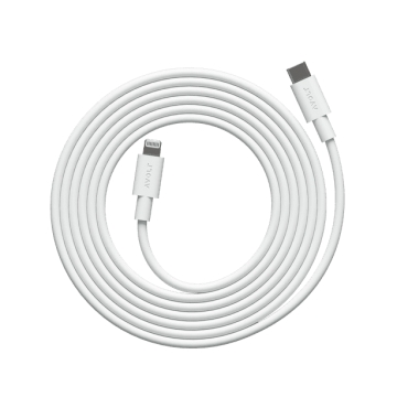 Kabel 1 USB C do ładowania Lightning (MFi), 2 m, biały - Avolt