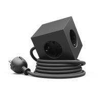 Listwa zasilająca Square 1 z podwójnym USB-C 30 W i magnetyczną podstawą, 1,8 m, czarna - Avolt