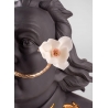 Detal rzeźby Lladró Dalí and Surrealism z porcelany