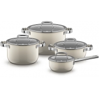 WMF Zestaw garnków 4 elementy Macadamia - Fusiontec Mineral Pro