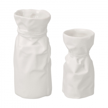 Mini wazon Papyrus Goebel z porcelany biskwitowej - zestaw 2 sztuk