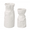 Mini wazon Papyrus Goebel z porcelany biskwitowej - zestaw 2 sztuk
