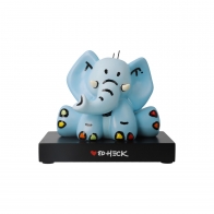 Figurka porcelanowa Słoń w pokoju Ed Heck Goebel 14,5 cm